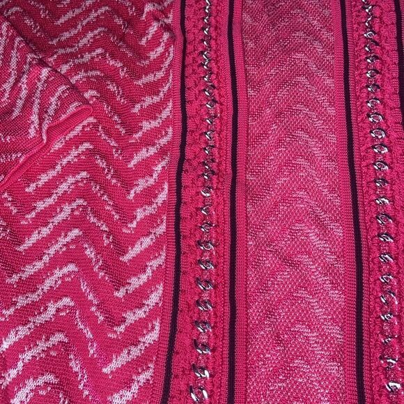 Misook Heritage Fit Women’s Pink Multi Acrylic Jacket XL - Picture 2 of 8